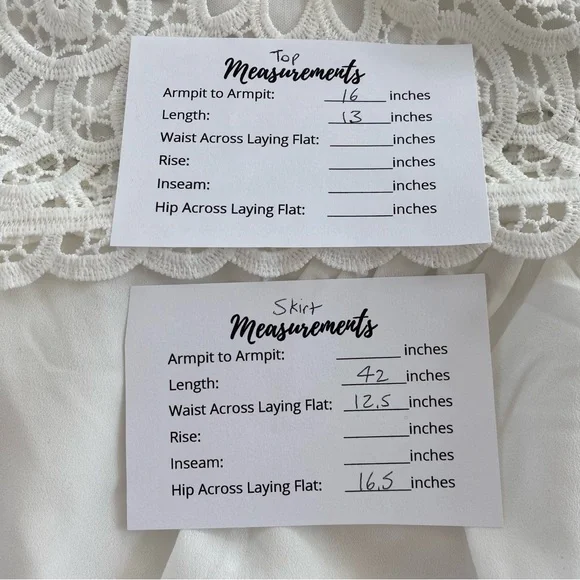 NWT Dress Me Zara White Lace Crop Top & Split Hem Maxi Skirt Two Piece Set Small - Picture 15 of 15